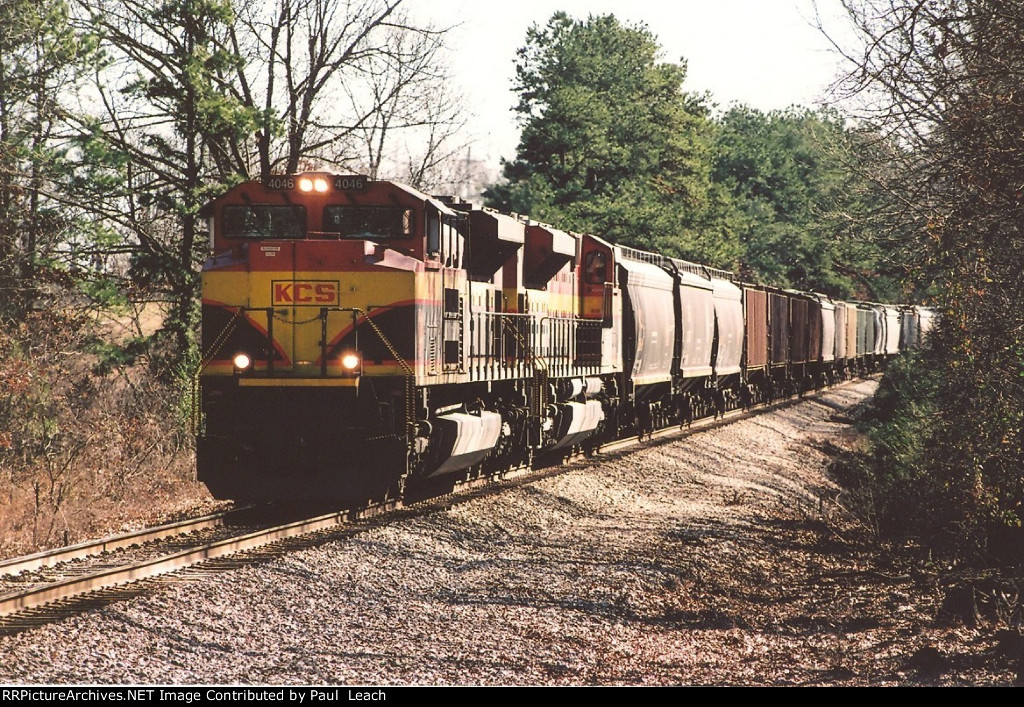 Grain train eases west